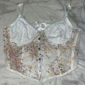 Floral Lace Corset